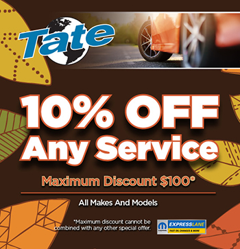 Service & Parts Specials Tate CJDR Frederick, MD